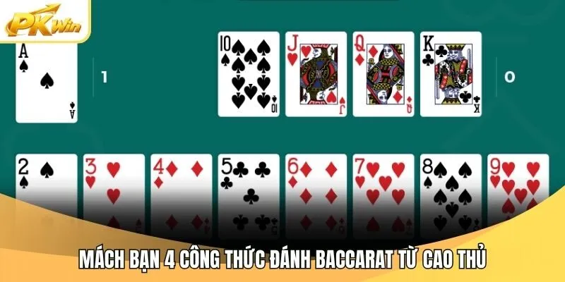 Mách bạn 4 công thức đánh baccarat từ cao thủ