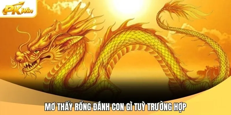Mơ thấy rồng đánh con gì tuỳ trường hợp