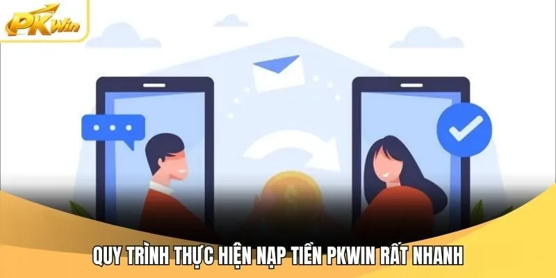 Quy trình thực hiện nạp tiền Pkwin rất nhanh